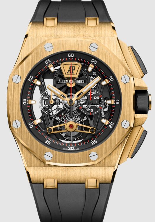 Replica AP Watch Audemars Piguet Royal Oak Offshore Tourbillon Chronograph Openworked 26407BA.OO.A002CA.01